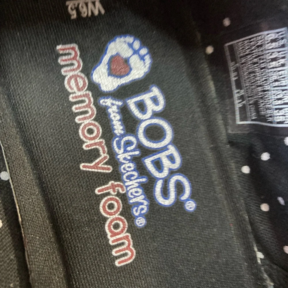 Bob’s Skechers Black Slip-On Shoes for women Sz 6.5 - Picture 6 of 12